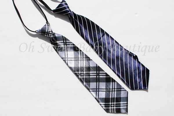 Printed Ties Zipper