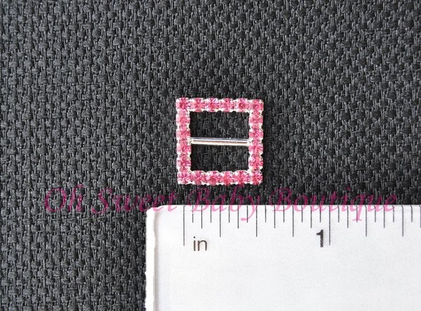 3/8" Square Hot Pink