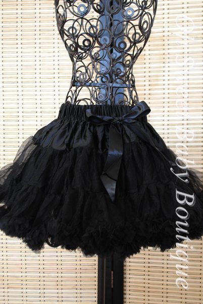 Black Petti Skirt