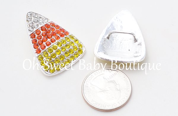 Candy Corn Rhinestone Slider