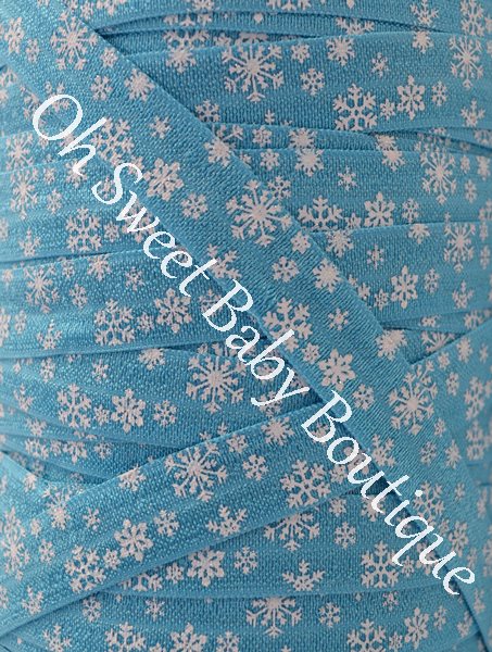 Glitter Snowflake FOE Misty Turquoise