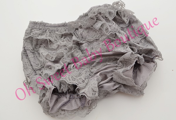 Lace Bloomer Gray