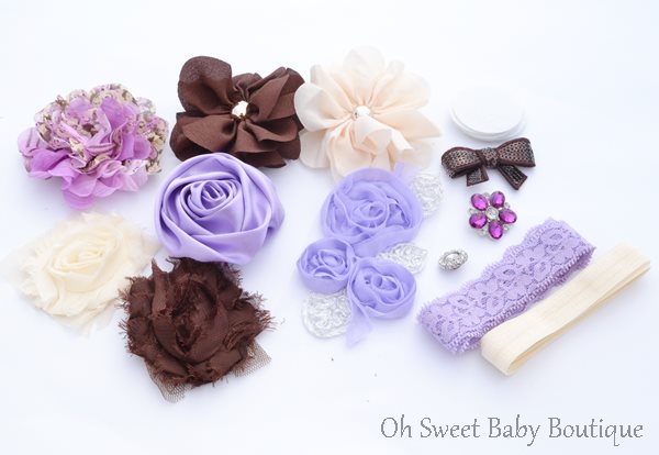 Lavender Blossom Headband Kit