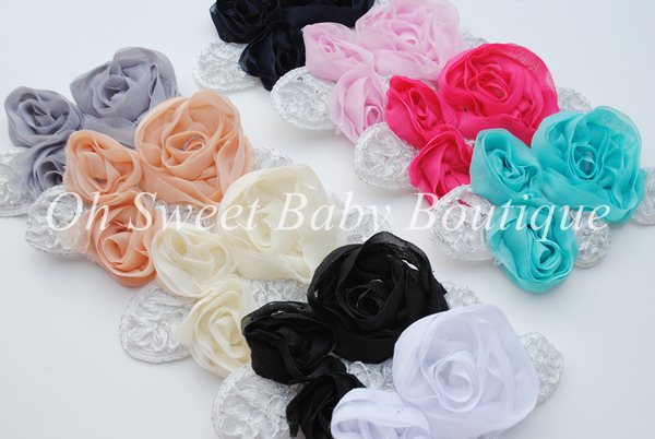 Imperial Lace Chiffon Flowers