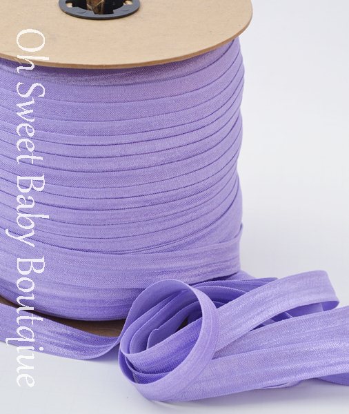 Lavender Fold Over Elastic