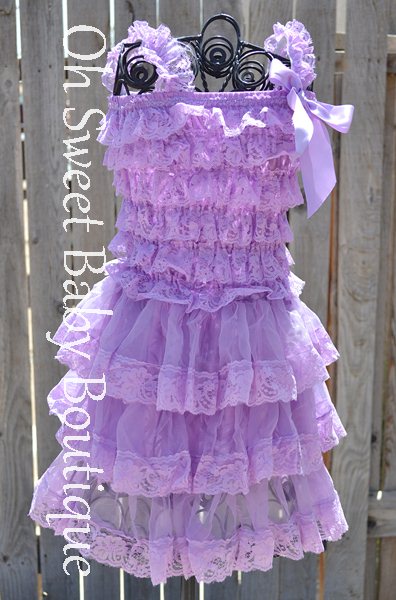 Vintage Lace Dress Lavender