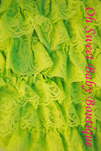 Lace Top Lime