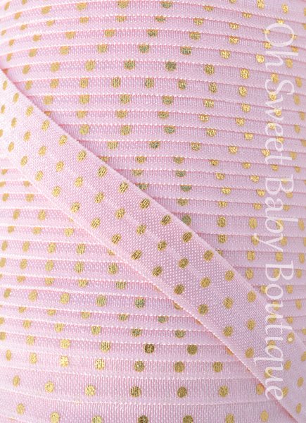 Pink Gold Foil Dot FOE