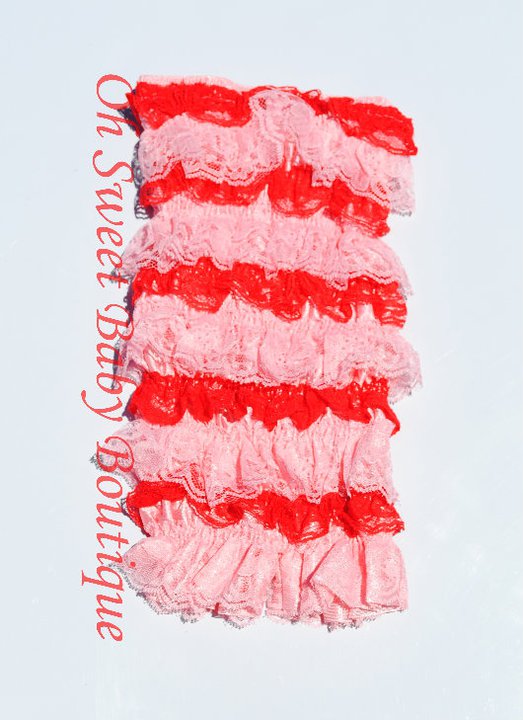Pink / Red Lace Rompers