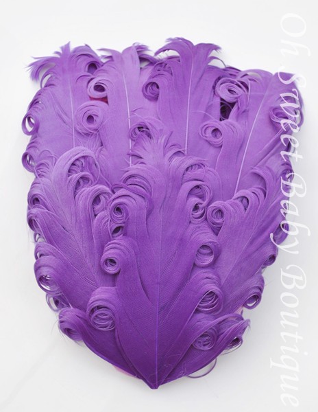 Purple Feather Pad