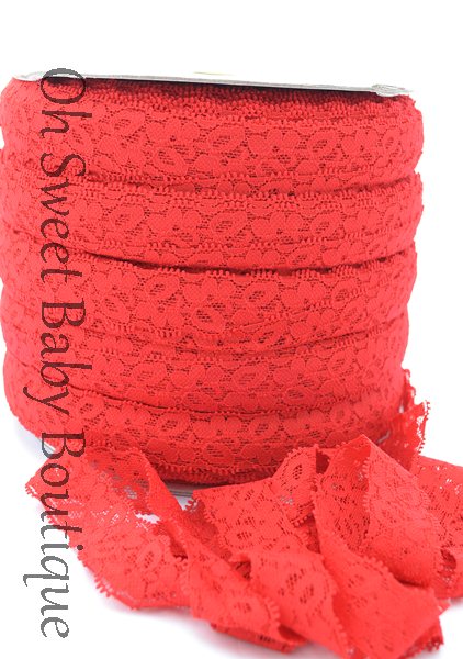 Red Lace Elastic