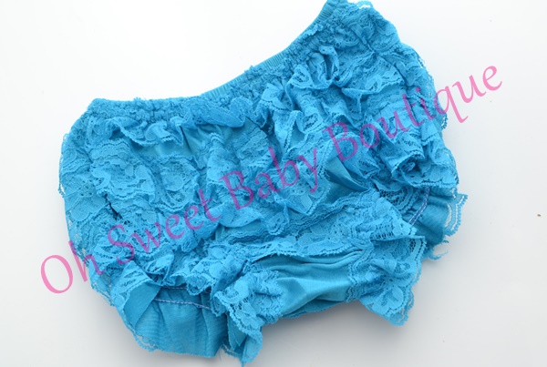 Lace Bloomer Turquoise