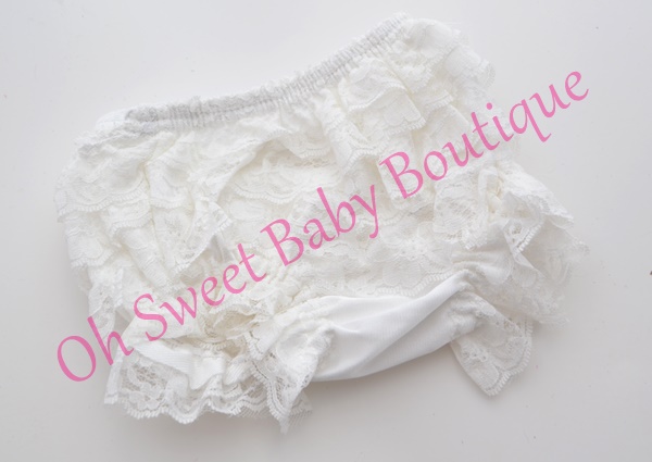 Lace Bloomer White